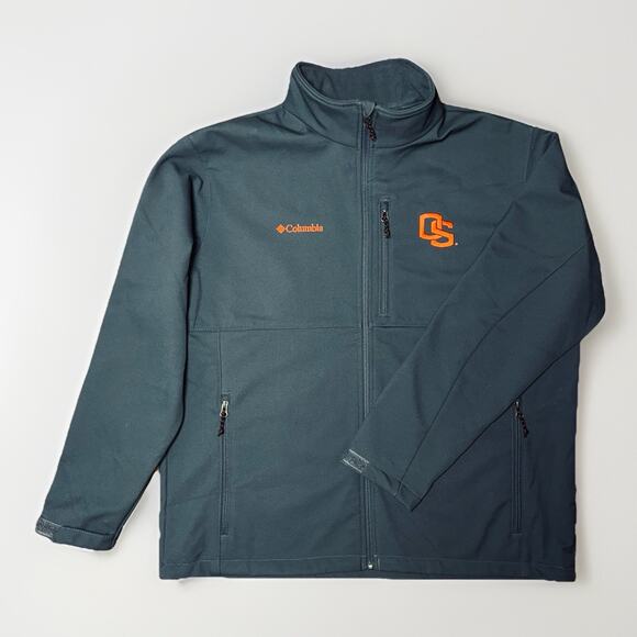OSU Beavers XXL columbia ascender II full zip jacket Oregon State NCAA SoftShell - Picture 1 of 8
